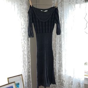 Tight Knit Gray Dress